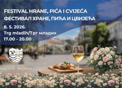 JAVNI POZIV ZA SUDJELOVANJE NA FESTIVALU HRANE, PIĆA I CVIJEĆA